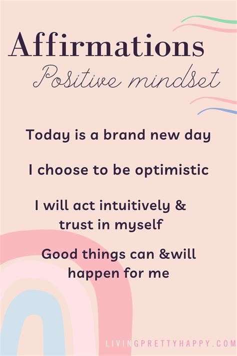 Affirmations And Mantras Page Living Pretty Happy