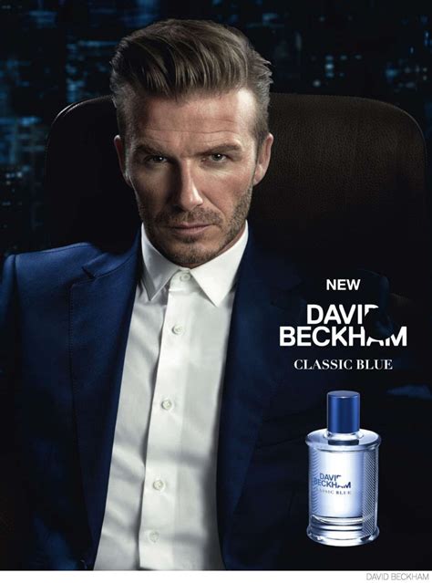 david beckham classic blue fragrance campaign