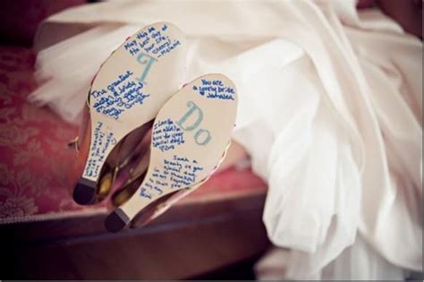 Names And Messages On The Soles Of Your Wedding Shoes ♥ I