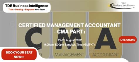 Certified Management Accountant Cma Part 1 Tde Business Intelligence