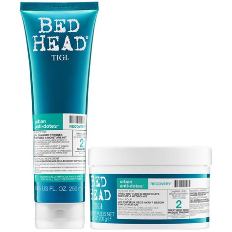Tigi Bed Head Urban Anti Dotes Recovery Set Shampoo 250ml Mask 200g