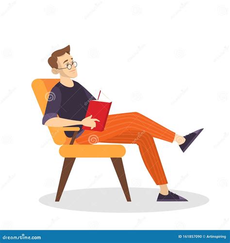 Cartoon Person Reading A Book
