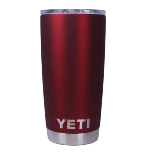 Anodized Red Yeti Rambler Tumbler Cup Yeti Rambler Tumblers Red Yeti