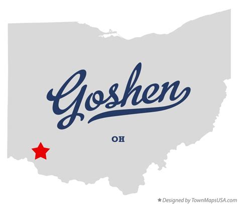 Goshen Ohio Map Zip Code Map