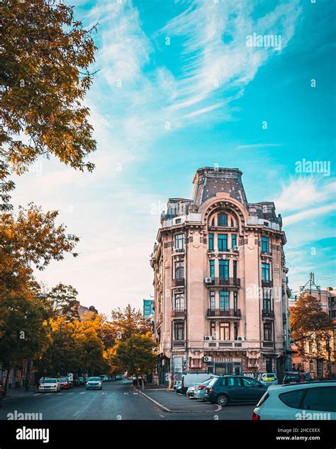 Building With Beautiful Architectural Design In Bucharest Romania