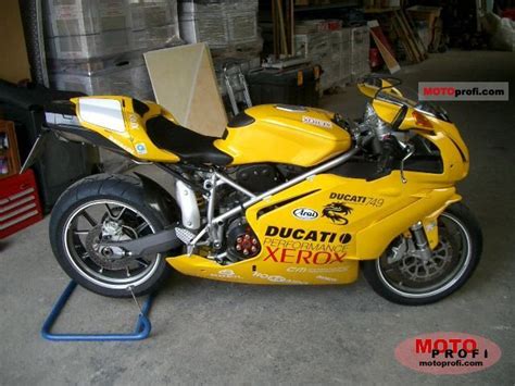 The marelli electronic fuel injection with 54mm throttle body is precise and responsive, and euro2 single steel muffler with catalytic converter helps keep the. Ducati 749 2005 Specs and Photos