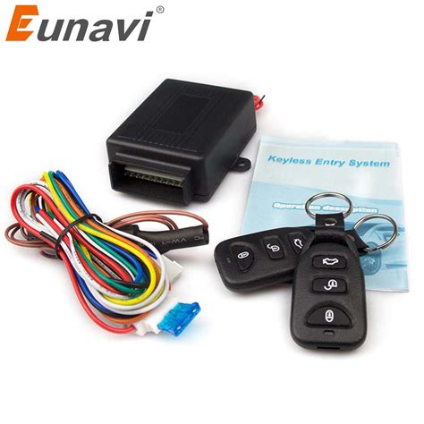Eunavi 12v Universal Car Auto Remote Central Kit Door Lock Locking