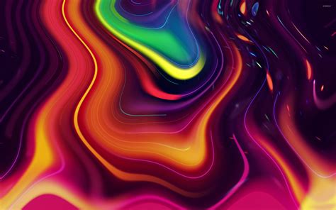 Colorful Oil Spill Wallpaper Abstract Wallpapers 16994