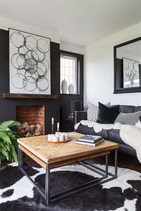 16 Black Living Room Ideas To Tempt You Over To The Dark Side Real Homes