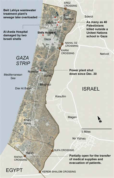 Conflict In Gaza Interactive Graphic NYTimes Com
