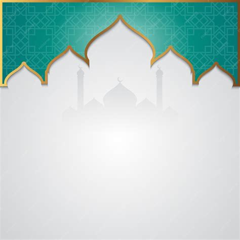 Исламский фон для рамадана или ид Премиум векторы