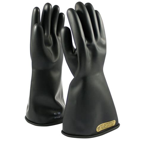 Novax Class V Low Voltage Insulated Electrical Gloves Black Size