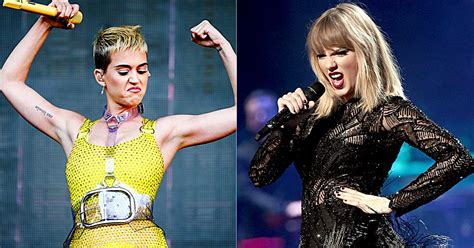 In an interview with entertainment weekly, katy perry was asked about whether taylor's 'bad blood' was about her. Katy Perry Vs. Taylor Swift: Pop Stars' Beef History ...