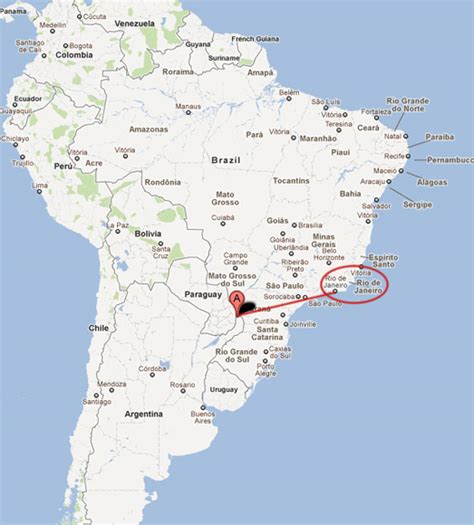 30 Map Of Iguazu Falls Maps Database Source