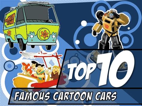 Top 10 Famous Cartoon Cars