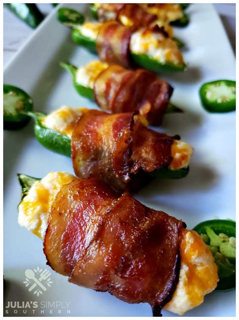 Easy Bacon Wrapped Jalapeño Poppers Julias Simply Southern