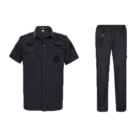 China Poly Cotton Security Uniforms Suppliers And Manufacturers Bailiying