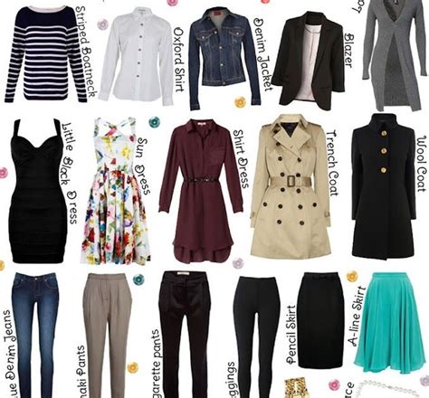 109 Must Have Clothing Items Classics For Wardrobe Have Some Need To Print And Make Check