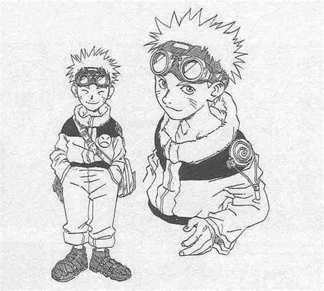 First Sketch Of Naruto By Masashi Kishimoto Creación De Personaje