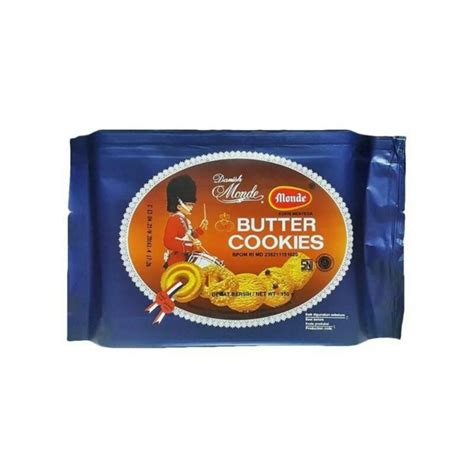 Jual Monde Butter Cookies Blue 150 G Shopee Indonesia