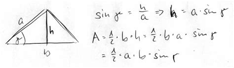 Der umfang eines dreiecks mit den seiten a, b und c wird mit der formel u = a + b + c errechnet. Die Höhe von einem stumpfwinkligen Dreieck herauskriegen ...