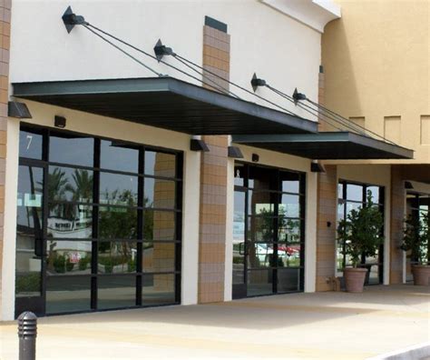 Commercial Awning Metal Awning Awning Over Door Metal Buildings