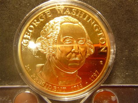 George Washington 1st President 1789 1797 American Mint Trail Medal