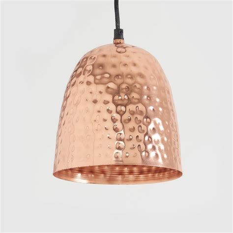 Hammered Copper Pendant Light By Horsfall And Wright