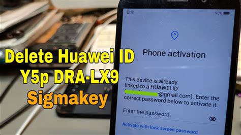 Huawei Y P DRA LX Remove Huawei ID Bypass FRP TestPoint Sigmakey YouTube