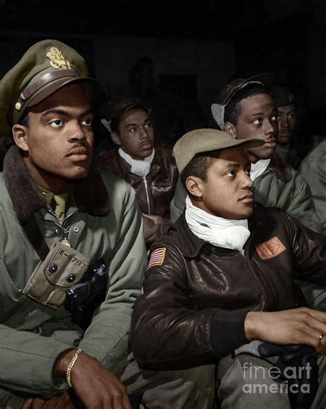 Tuskeegee Airmen 1945 By Granger Black History Tuskegee Airmen