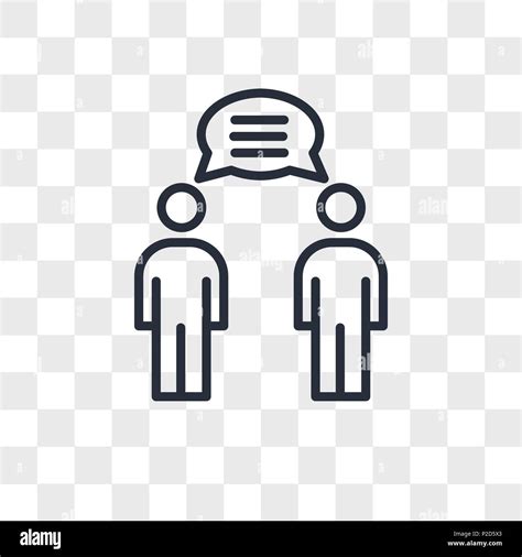 Communication Vector Icon Isolated On Transparent Background