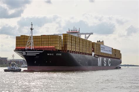 Msc Zoe Megacarrier Ist Größtes Containerschiff Der Welt