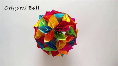 Flower Ball Origami Kusudama Flower Ball Paper Folding Honeycomb