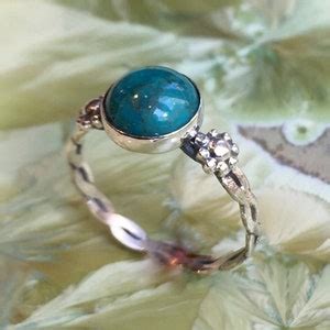 Turquoises Ring December Birthstone Ring Mothers Ring Etsy
