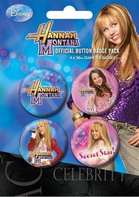 Hannah Montana Secret Star Plakietki Zestaw Kup Na Posterspl