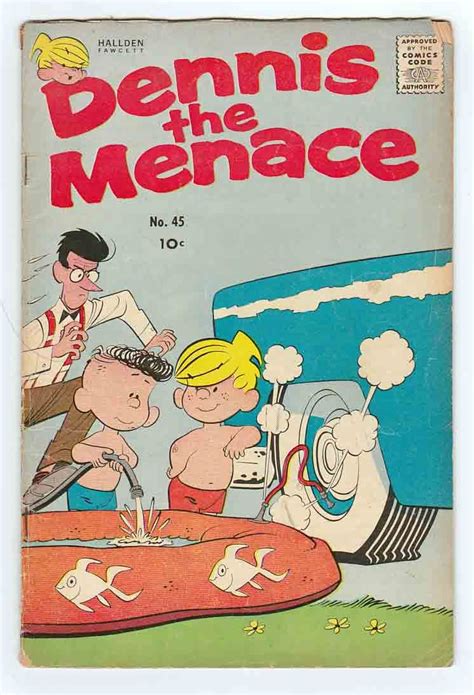 Dennis The Menace 45 1960 Cover And Art By Al Wiseman Story By Fred