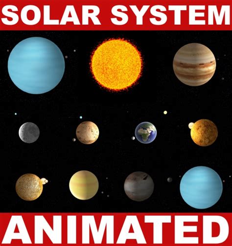 3d Solar System Model 3d Puzzle Image