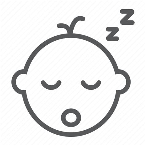 Asleep Baby Boy Child Dream Kid Sleep Icon Download On Iconfinder