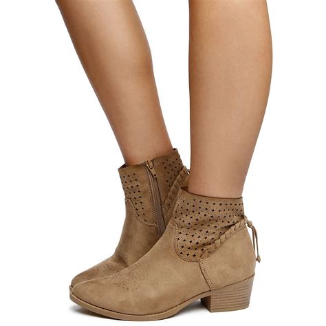 Womens Erin S Ankle Boots Light Taupe