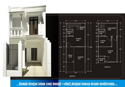 Desain rumah ini merupakan desain rumah dengan luas tanah 10 x 10 meter. Gambar Inspirasi Desain Rumah Lebar 4 Meter Panjang 10 ...