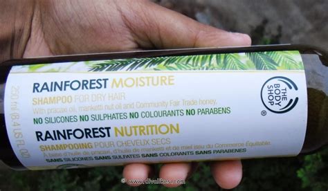 It imparts a smooth and glossy finish. The Body Shop Rainforest Moisture Shampoo Review | Diva Likes