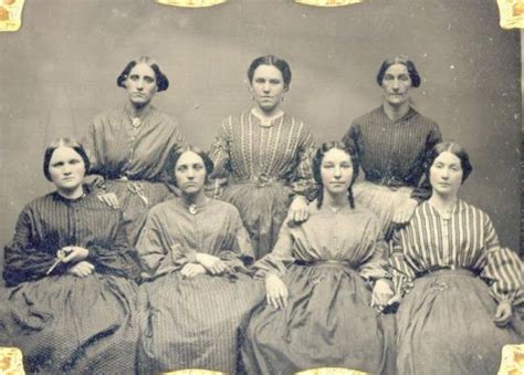 Examples of dress for 1860s poor women appropriate for the dickens christmas fair. Working class women, ca. 1850s. Repository unknown. | In ...