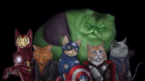 Cat Avengers Meme By Midget Lama Memedroid