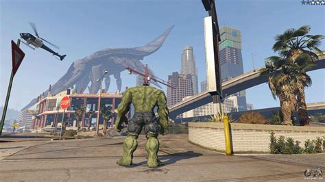 You can enter the water simply by walking into it. The Hulk for GTA 5