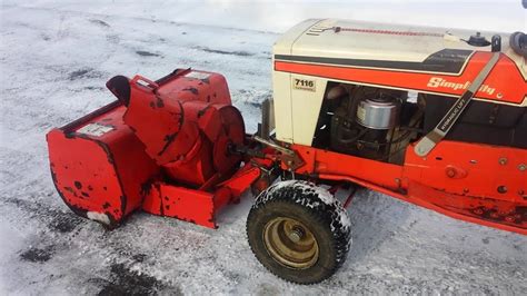 Simplicity Gravely Snowblower Youtube