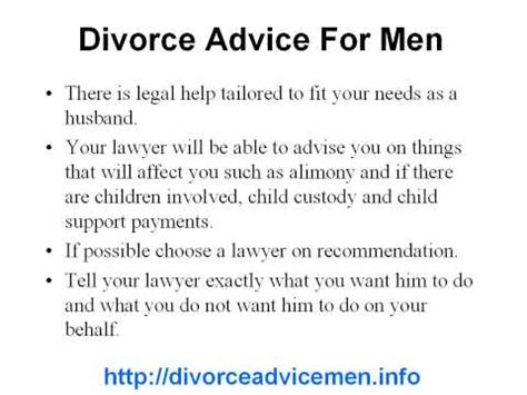 Divorce Advice For Men YouTube