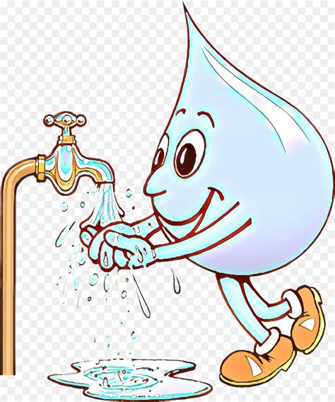 Tips mencuci tangan yang benar agar terhindar dari penyakit. Water Cartoon png download - 2565*3078 - Free Transparent ...
