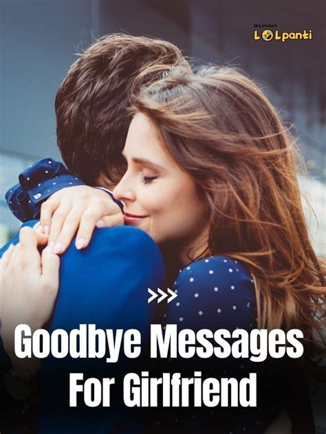 Goodbye Messages For Girlfriend Lolpanti