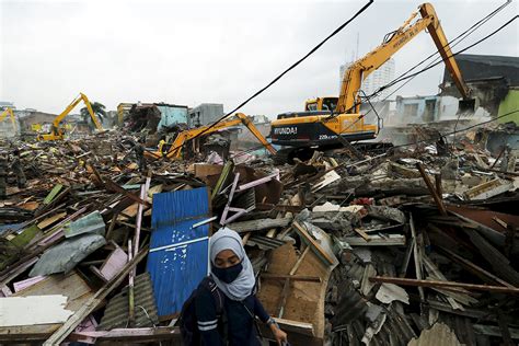 indonesia jakarta s red light district is demolished while sex workers forced to train for new