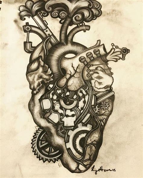 Mechanical Heart Drawing At Explore Collection Of